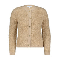 Red Button Jacket Jolie Boucle Mushroom