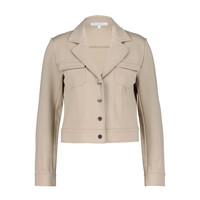 Red Button Jacket Jill Punta Light Clay