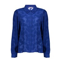 Geisha Blouse Fancy Fabric Cobalt