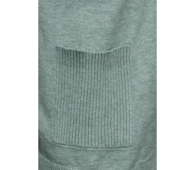 Street One Cosy Open Cardigan Temper Mint Melange