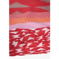 Street One Color Print Loop Mandarin Red