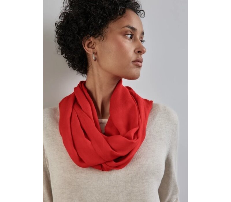 Street One Basic Solid Loop Mandarin Red