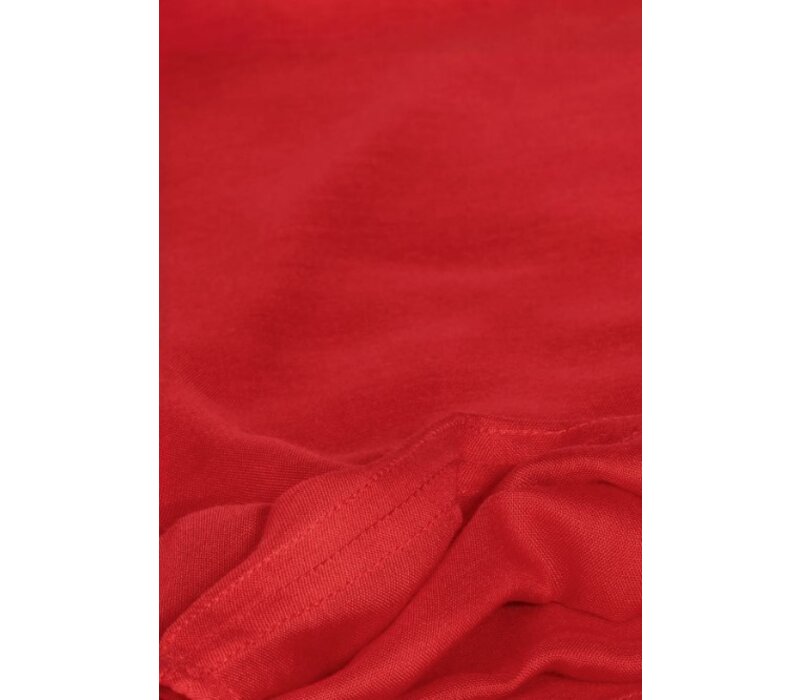 Street One Basic Solid Loop Mandarin Red