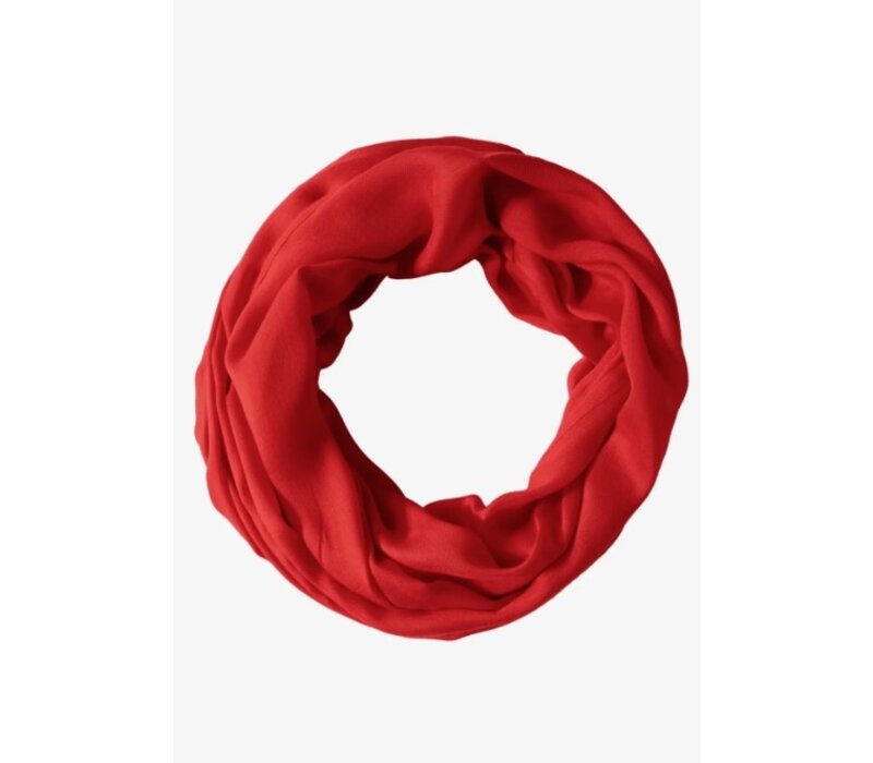 Street One Basic Solid Loop Mandarin Red