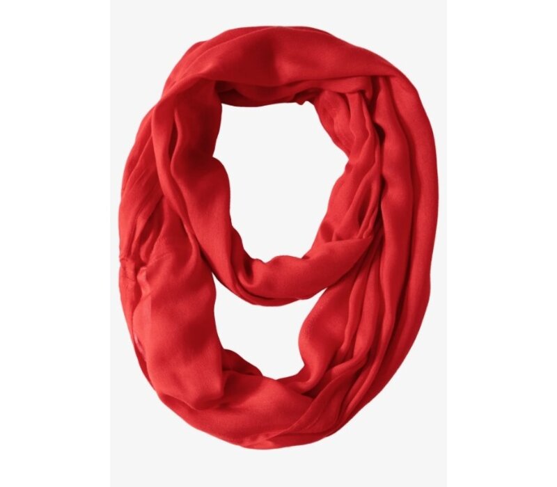 Street One Basic Solid Loop Mandarin Red