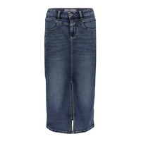 Geisha Jeans Skirt Mid Blue Denim