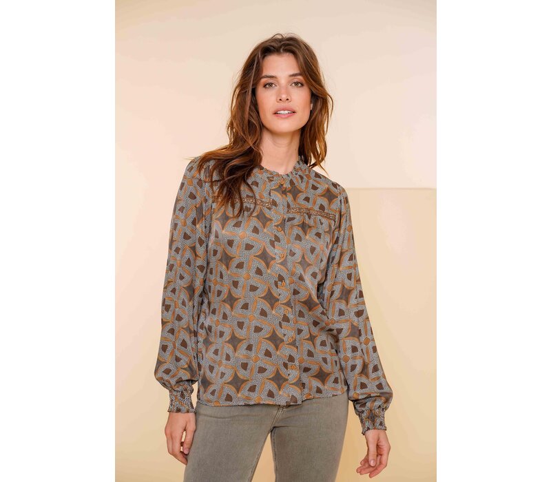 Geisha Blouse Camel