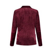 Helena Hart Blazer Velour Midi Uni Wine