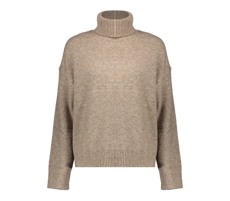 Geisha Pull Rollneck Taupe