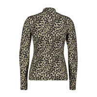 Red Button Rolinde Leopard Top Army Green