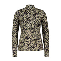 Red Button Rolinde Leopard Top Army Green