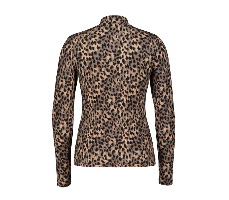 Red Button Rolinde Leopard Top Mud