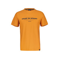 Lerros T-Shirt Serafino Pumpkin Orange