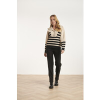 Smashed Lemon Sweater Sand Black