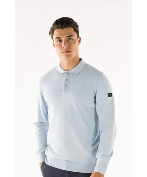 Presly & Sun Presly & Sun Brad Long Sleeve Knitted Polo