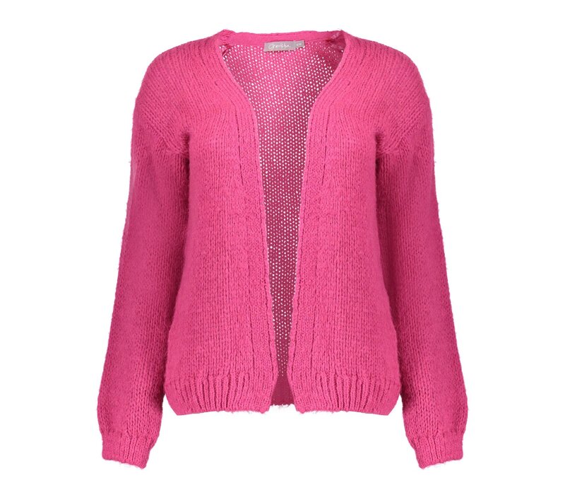 Geisha Cardigan Basic Raspberry