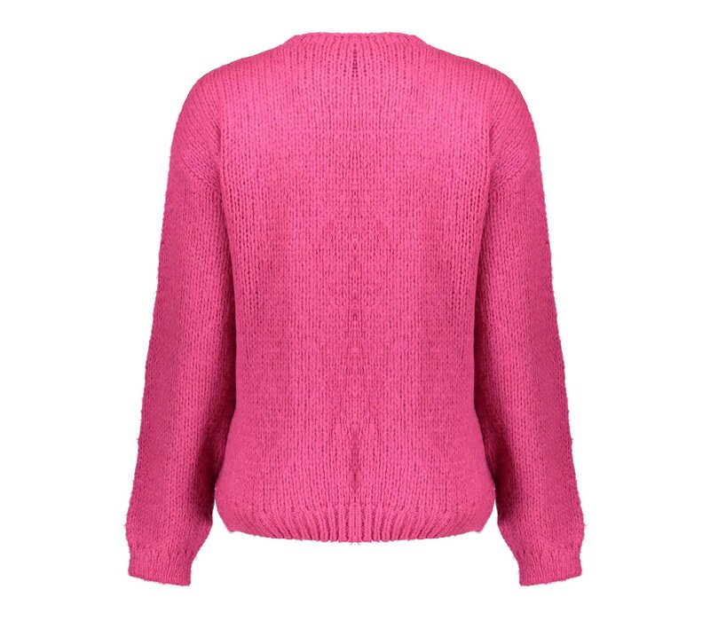 Geisha Cardigan Basic Raspberry
