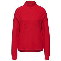 Street One Sweater with details Mandarin Red