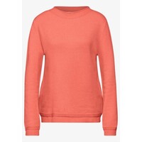 Street One Basic Sweater with Detail Peachwood Orange