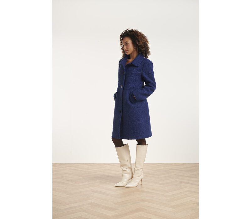 Smashed Lemon Coat Navy