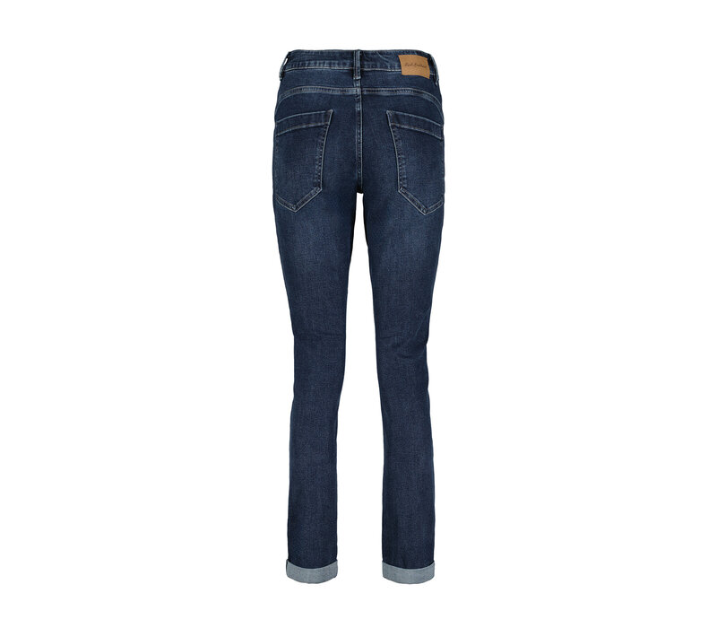 Red Button Sienna Zip & Embroidery Grey Blue