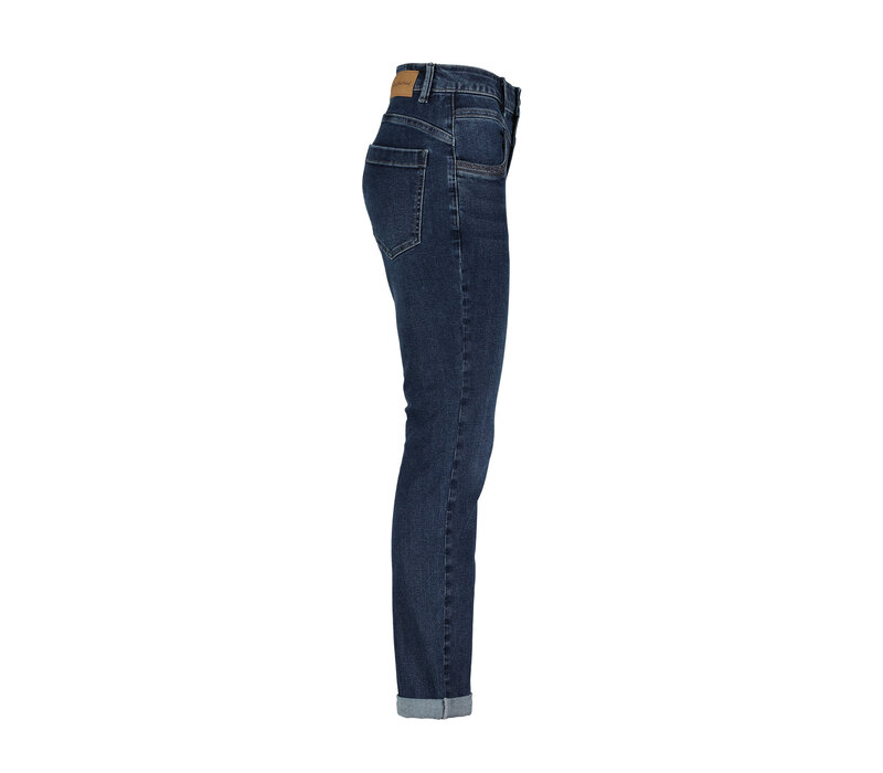Red Button Sienna Zip & Embroidery Grey Blue