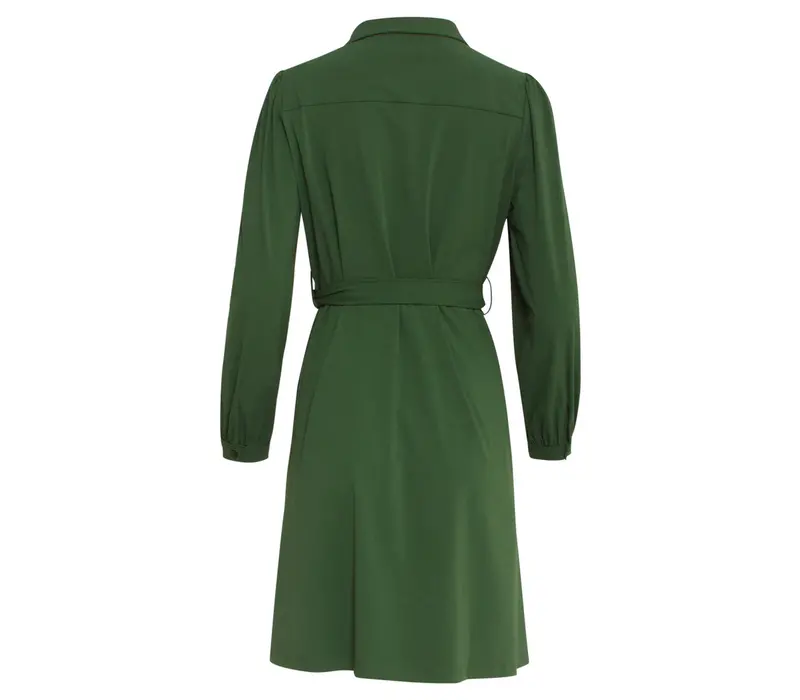 Smashed Lemon Travel Dress Army