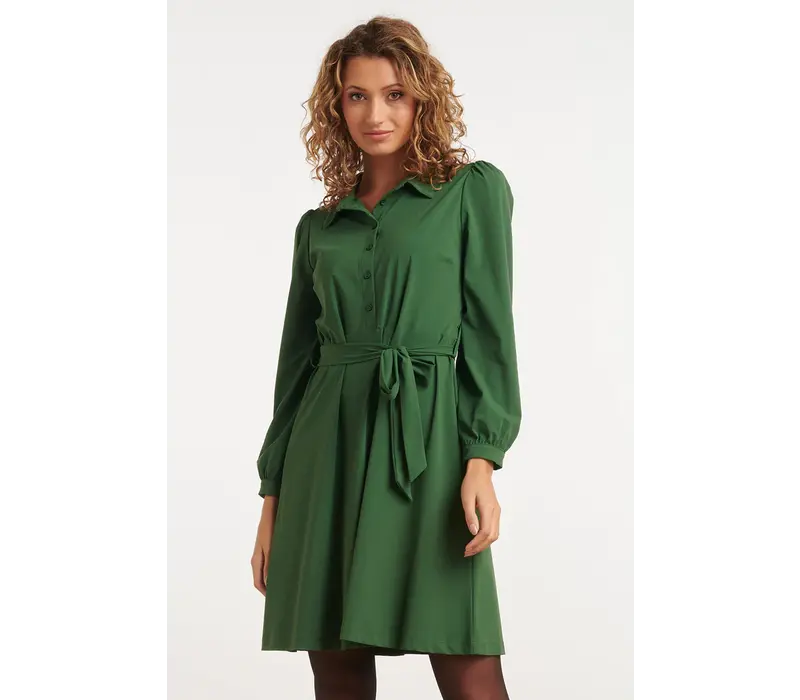 Smashed Lemon Travel Dress Army