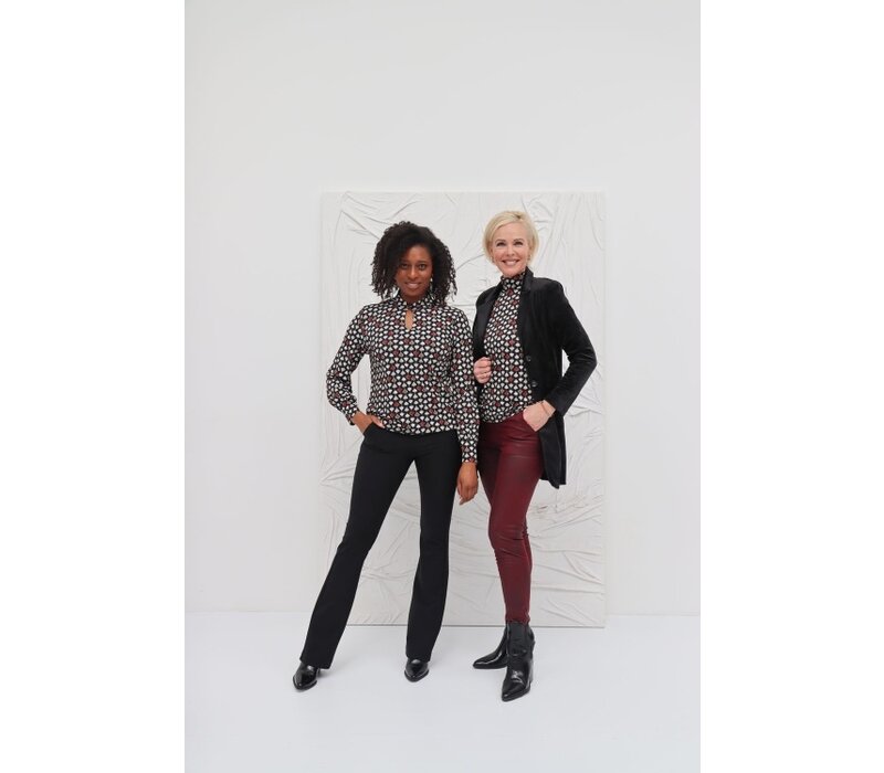 Shop Helena Hart Broek Jef Comfort Zwart online Trendiewendie