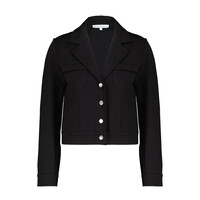 Red Button Jacket Jill Punta Black
