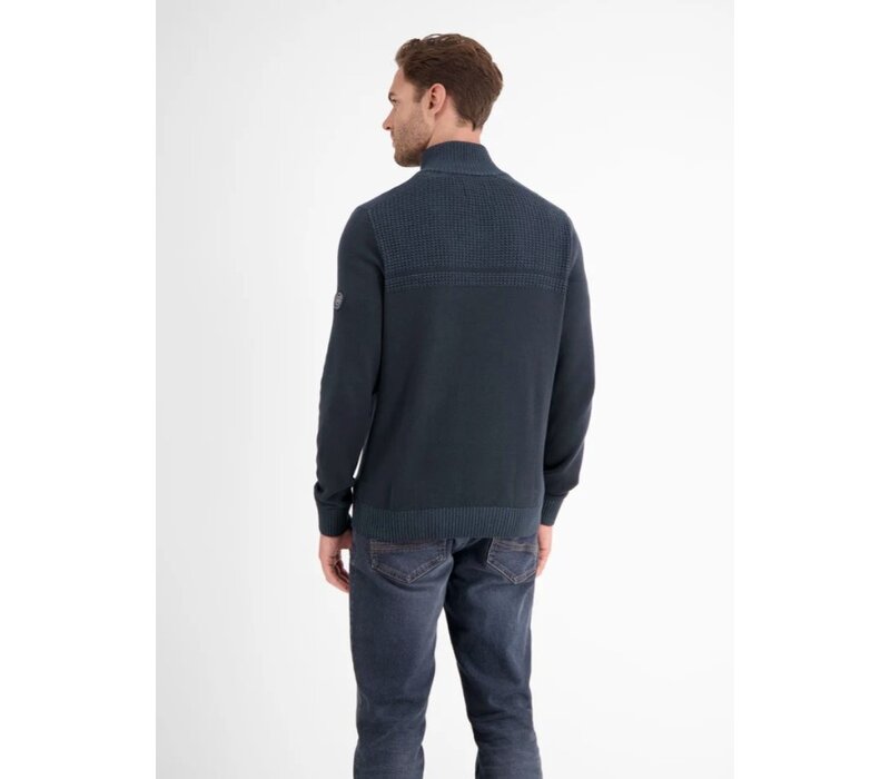 Lerros Gebreide Schipperstrui Classic Navy