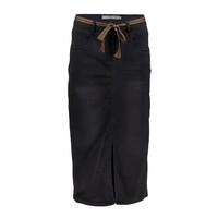 Geisha Jeans Skirt Black Denim