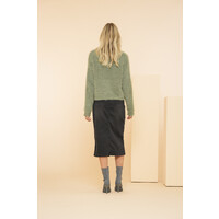 Geisha Jeans Skirt Black Denim