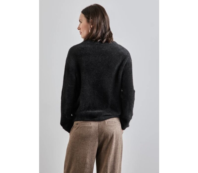 Street One Featheryarn Sweater Black