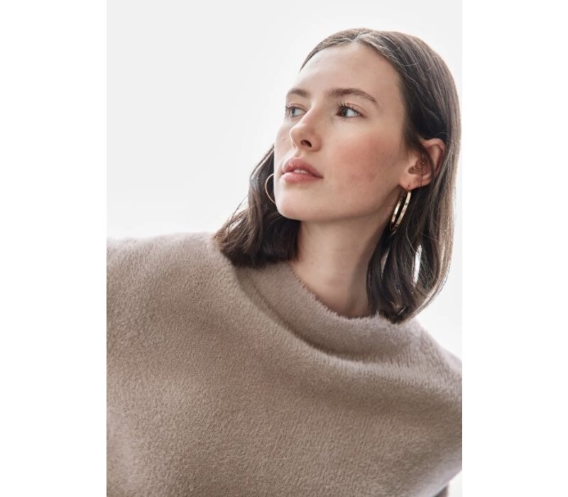 Street One Featheryarn Sweater Mocha Beige