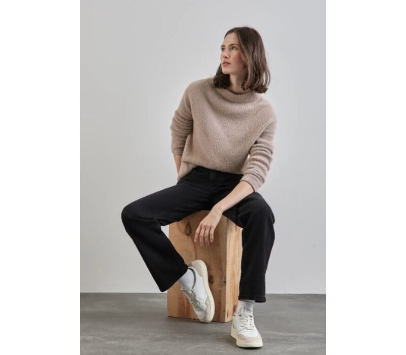 Street One Featheryarn Sweater Mocha Beige
