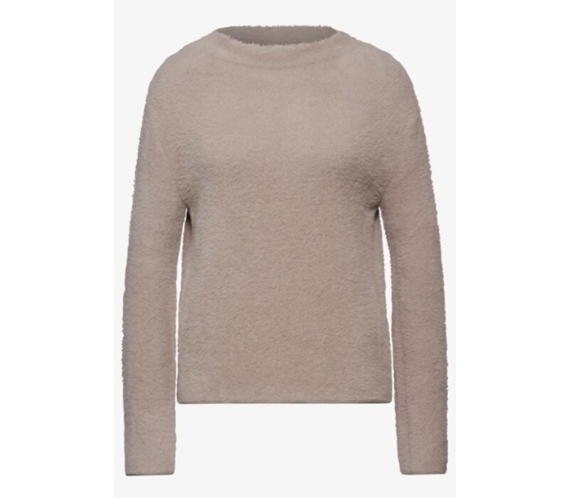 Street One Featheryarn Sweater Mocha Beige