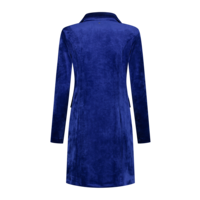 Helena Hart Velours Lang Uni Royal