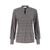 Helena Hart Top Just Print Nova Zwart