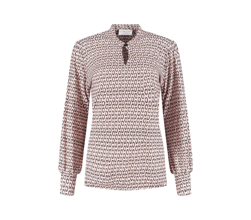 Helena Hart Top Just Print Nova Roze