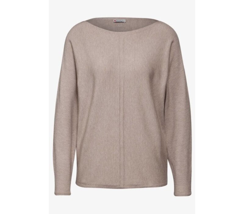 Street One Dolman with Detail Mocha Beige Melange