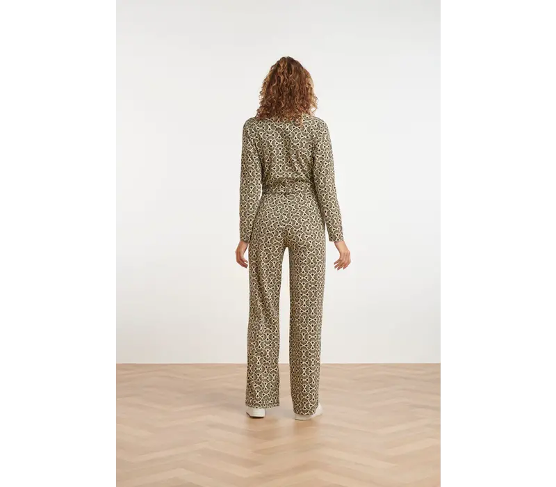 Smashed Lemon Jumpsuit Travel Off White Black