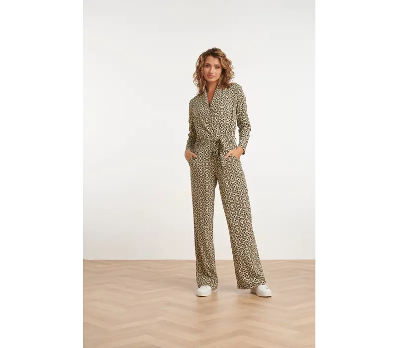 Smashed Lemon Jumpsuit Travel Off White Black