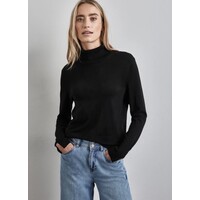 Street One Basic Roll-Neck Black