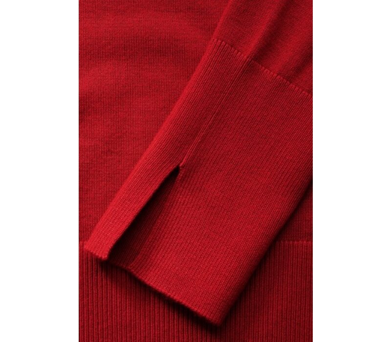 Street One Basic Roll-Neck Autumn Red