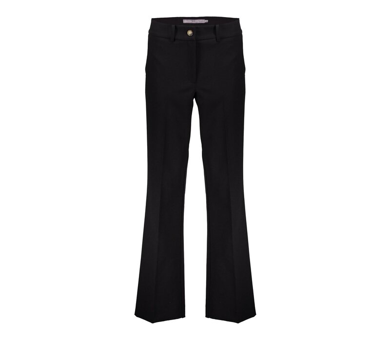 Geisha Pantalon Straight Fit Black