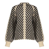Geisha Pullover Stripes Sand Black