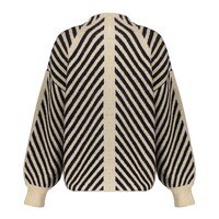 Geisha Pullover Stripes Sand Black