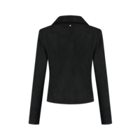 Helena Hart Zipper Daim Suedine Zwart
