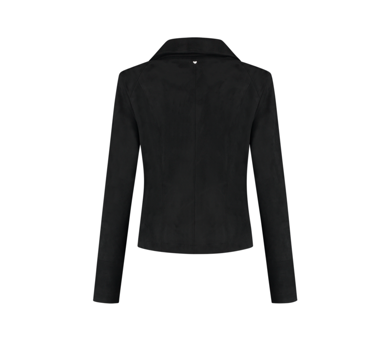 Helena Hart Zipper Daim Suedine Zwart